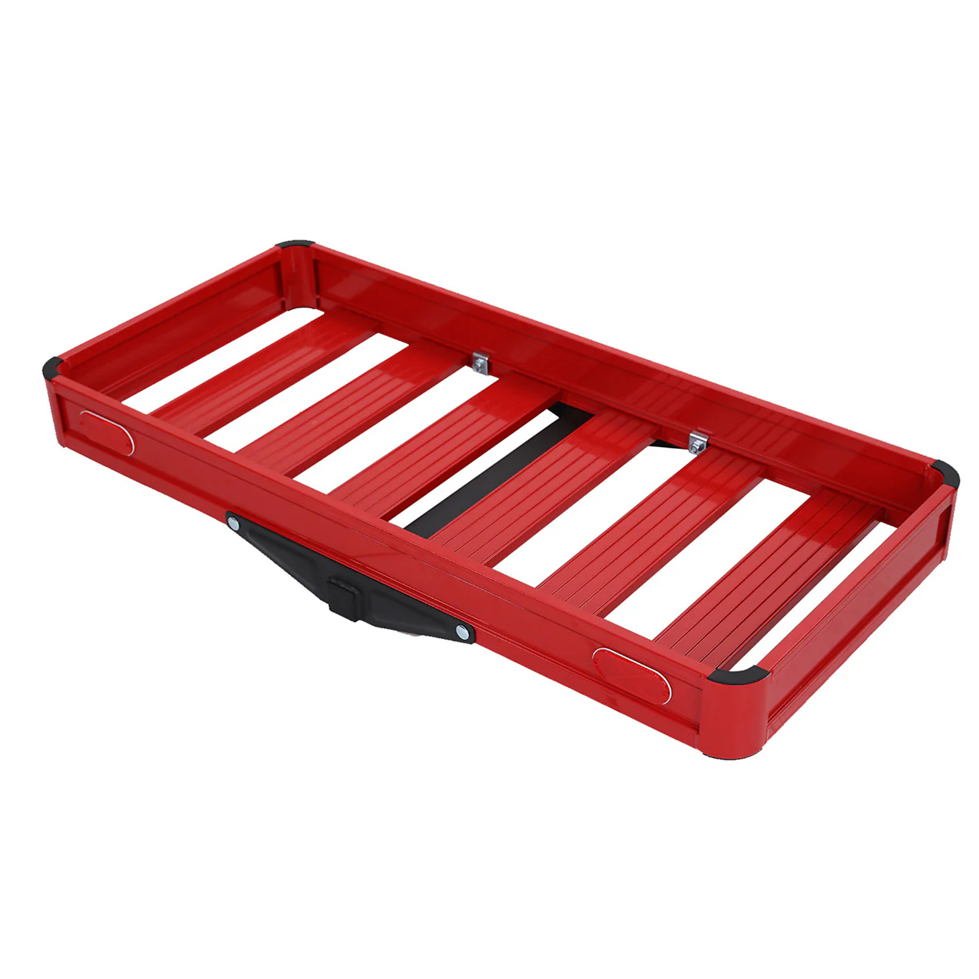 Rockland Heavy-Duty Hitch Cargo Carrier — 500-Lb. Capacity, Aluminum, 49in. x 22.5in., Fits 2in. Receiver,